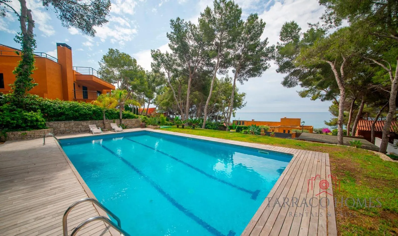 Th100 Villa Vacacional Con Vistas Al Mar En Tamari 塔拉戈纳