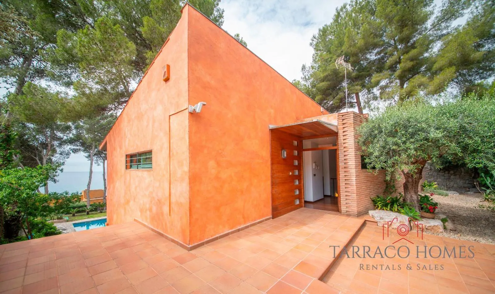 Th100 Villa Vacacional Con Vistas Al Mar En Tamari 塔拉戈纳 0*,