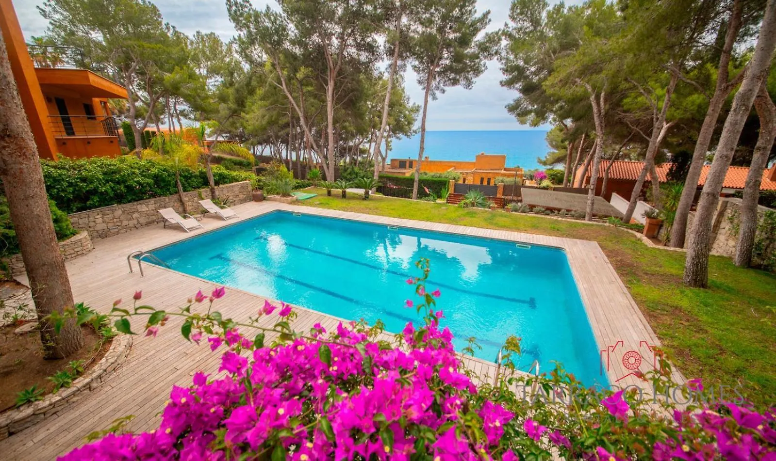 Th100 Villa Vacacional Con Vistas Al Mar En Tamari 塔拉戈纳 西班牙
